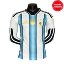 Camisa Argentina I 2026 Jogador Manga Longa