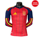 Camisa Espanha I 2026 Jogador Manga Longa