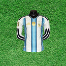 Camisa Argentina I 2026 Jogador Manga Longa