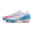 Nike Air Zoom Mercurial Vapor 16 Elite White Blue and Pink Firm Ground FG Football Boot