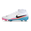 Nike Phantom Luna 2 Elite DF White Light Blue and Pink Firm Ground FG Football Boot