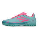 Chuteira Society Adidas F50 Club TF Messi Light Blue and Pink Turf TF Football Boot