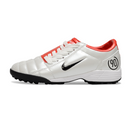 Chuteira Society Nike Total 90 III Turf TF White and Red Football Boot