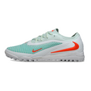 Chuteira Society Nike Phantom 6 Elite Light Blue and White Turf TF Football Boot